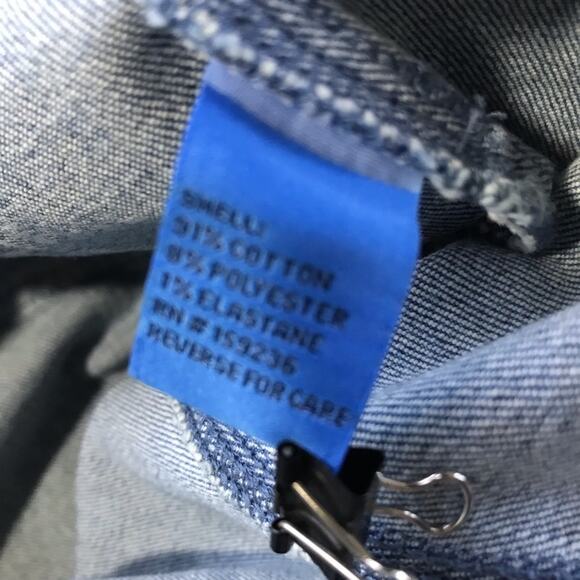 J McLaughlin womens 6 Clearwater light indigo front seam slight flare jeans - Picture 11 of 12